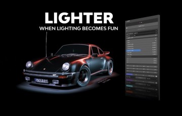 Blender插件 – 场景照明插件 Lighter Addon