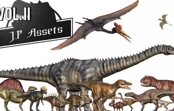 Unity – 侏罗纪恐龙包 Jurassic Pack Vol. II Dinosaurs