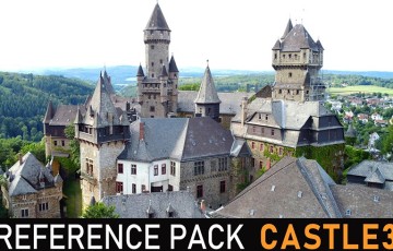 180 张中世纪城堡参考图片 Castle 180 Reference pictures