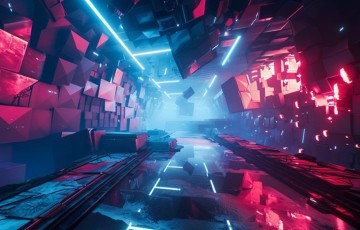 Blender教程 – 建造科幻房间 Constructing A Sci-Fi Room For A Futuristic Setting