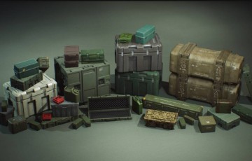 【UE4/5】军用物资集装箱 Military Supplies – VOL.7 – Containers