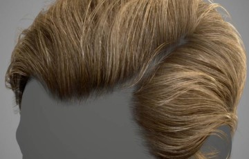 【中文字幕】Maya教程 – 实时头发渲染 Realtime Hair Tutorial, Example Model, scene and textures