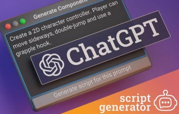 Unity插件 – ChatGPT 脚本生成器 ChatGPT Script Generator