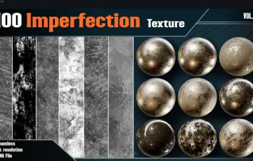 100 张瑕疵粗糙纹理 100 Imperfection Texture – Vol.01