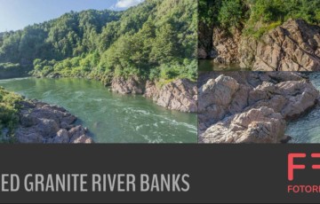 44 张红色花岗岩河岸参考照片 44 photos of Red Granite River Banks