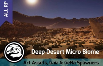 Unity – 沙漠深处场景 Deep Desert – Micro Biome