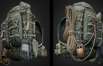 【UE4/5】背包和救生包 Bags, Backpack & Survival Kit