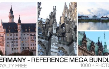 德国历史建筑和纪念碑照片参考包照片