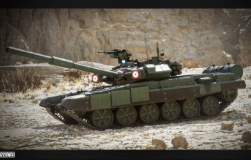 【UE5】主战坦克 T-90 Battle Tank – Advanced Tank Blueprint