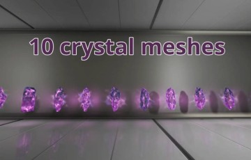 【UE4/5】水晶 Crystals