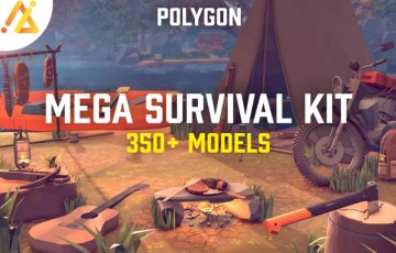 Unity – 巨型生存套件 POLY – Mega Survival Kit v2.1