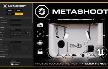 UE5插件 – 摄影工作室环境布光 MetaShoot