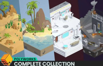 Unity – 风格化场景合集 Low Poly Complete Collection