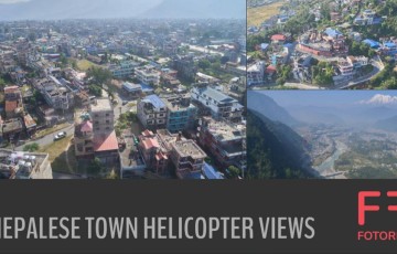 155 张尼泊尔小镇观照片参考 155 photos of Nepalese Town Helicopter Views