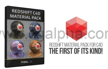 The Pixel Lab – Redshift C4D Material Pack（1）