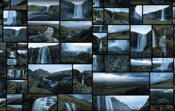 冰岛瀑布 Icelandic Waterfalls