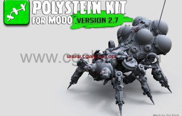 Polystein Kit v2.7 For MODO – 网格模型预设3D建模插件