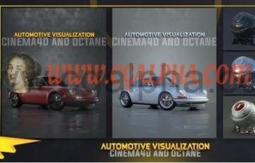 汽车可视化与cinema4d和octane渲染。