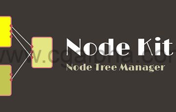 Node Kit 1.1.4 For Blender 2.8x-2.9x节点插件预设管理器+使用教程