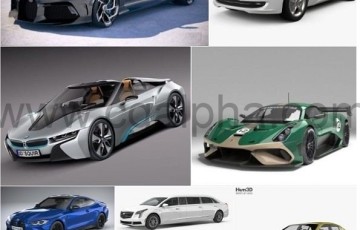汽车3D模型大礼包2021年1月