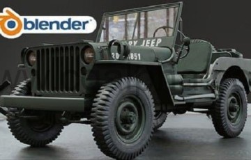 Blender教程-模型教程Jeep汽车全流程创建