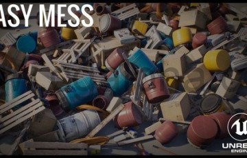 【UE4插件】Easy Mess –动力学修整工具Physics Supported Dressing Tool