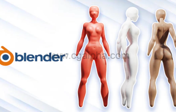 【中文字幕】Blender教程-学习如何在blender中雕刻人体