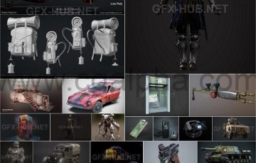 PBR Game 3D-模型捆绑2021年4月模型