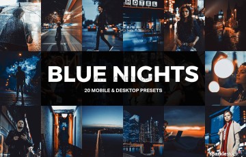【LUT】20 个 Blue Nights Lightroom 预设和 LUT