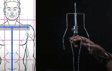 人体解剖学运动姿势结构框架视频教程THE ART OF THE ARMATURE