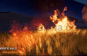 【UE4】火与火焰 M5 VFX Vol2. Fire and Flames