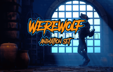 【UE4】狼人动画集Werewolf Animation Set