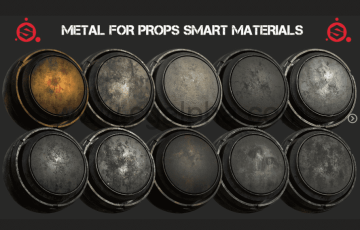 10种智能道具金属材质Metal for props