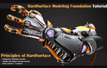 【中文字幕】3Dmax教程 – 硬表面建模基础教程 HardSurface Modeling