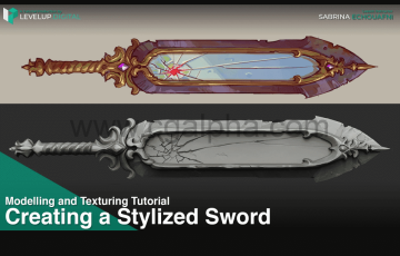 Maya教程 – 创建一个风格化的剑 Creating a Stylized Sword