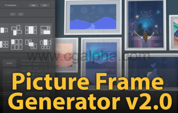 3dMAX插件 – 相框模型生成器 Picture Frame Generator