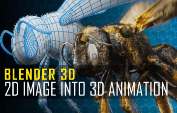 【中文字幕】Blender – 2D照片转换成3D动画 2D Photo Into 3D Animation