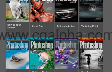 2021年度Photoshop用户艺术杂志 1-12月份PDF合集