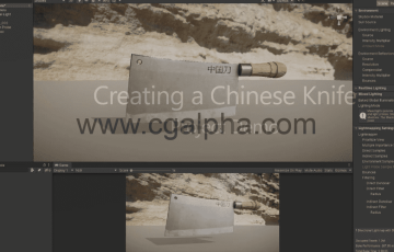 【中文字幕】Houdini程序化建模中国菜刀 Procedural Prop Modeling – Chinese Knife