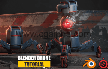 【中文字幕】Blender教程 – 无人机创建全流程 Drone Tutorial Complete Edition