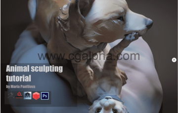 【中文字幕】Zbrush教程 – 艺术性动物CG雕塑 Artistic animal CG sculpture