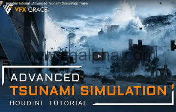 【中文字幕】Houdni教程 – 高级海啸模拟 Advanced Tsunami Simulation