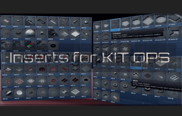 Blender插件 – 模型资产 Inserts For Kit Ops