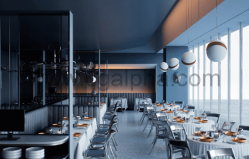 【UE4】现代餐厅 Contemporary Restaurant