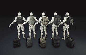 【UE4】背包系列 MKM Backpack Collection