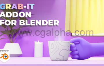 Blender插件 – 交互式动画插件 Grab-it