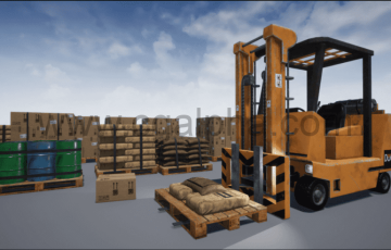 【UE4】叉车资产包 Forklift Pack