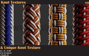 40 种绳结图案素材 Tileable Knot Pattern