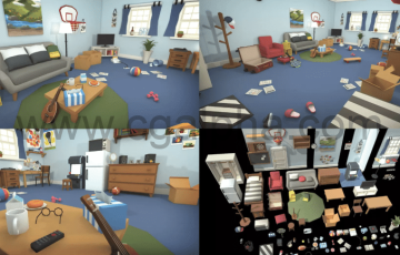 Unity – 3D道具儿童房 3D Props – Kids Room
