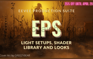 Blender插件 – EEVEE场景灯光材质节点预设 Eevee Production Suite
